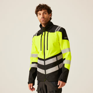 Men's Hi-Vis X -Pro 3 Layer Softshell Jacket