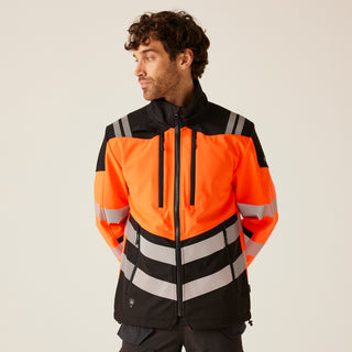 Men's Hi-Vis X -Pro 3 Layer Softshell Jacket