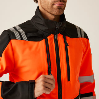 Men's Hi-Vis X -Pro 3 Layer Softshell Jacket